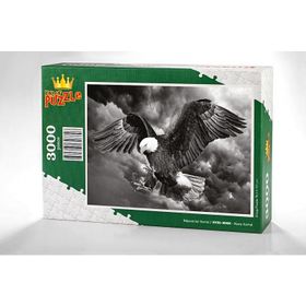 King Of Puzzle Kara Kartal 3000 Parça Puzzle