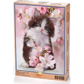 King Of Puzzle Kara Kiraz Çiceği 500 Parça Puzzle
