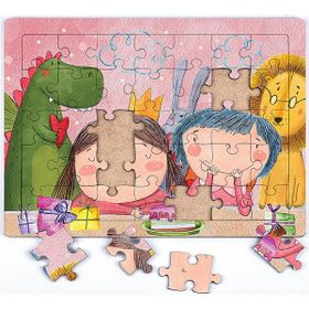 King Of Puzzle Kardan Adam Ve Doğum Günü 35 Parça Puzzle
