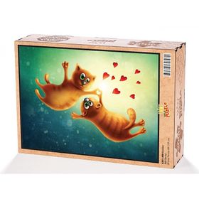 King Of Puzzle Kediler 2000 Parça Puzzle