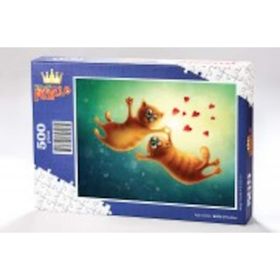 King Of Puzzle Kediler 500 Parça Puzzle