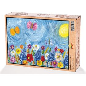 King Of Puzzle Kelebekler ve Bahar 2000 Parça Puzzle