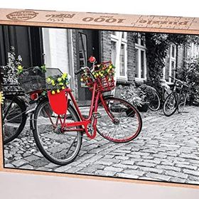 King Of Puzzle Kırmızı Bisiklet 1000 Parça Puzzle