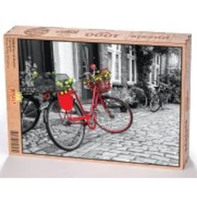 King Of Puzzle Kırmızı Bisiklet 1000 Parça Puzzle