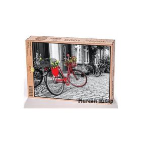 King Of Puzzle Kırmızı Bisiklet 1000 Parça Puzzle