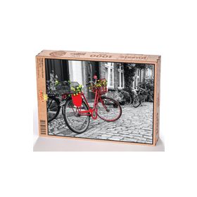 King Of Puzzle Kırmızı Bisiklet 1000 Parça Puzzle