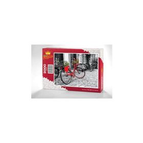 King Of Puzzle Kırmızı Bisiklet 2000 Parça Puzzle