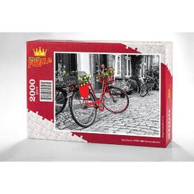King Of Puzzle Kırmızı Bisiklet 2000 Parça Puzzle