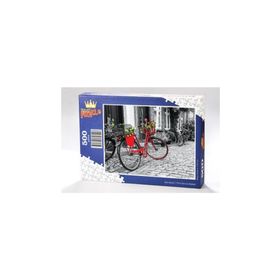 King Of Puzzle Kırmızı Bisiklet 500 Parça Puzzle