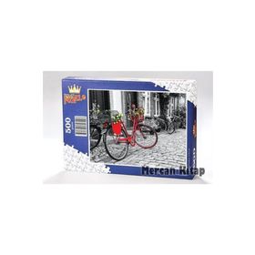 King Of Puzzle Kırmızı Bisiklet 500 Parça Puzzle