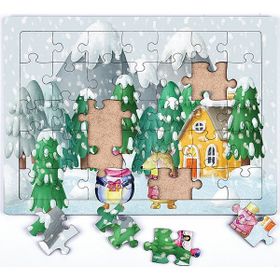 King Of Puzzle Kış Dostları 35 Parça Puzzle