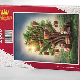 King Of Puzzle Kitap Ağacı 2000 Parça Puzzle