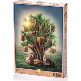King Of Puzzle Kitap Ağacı 500 Parça Puzzle