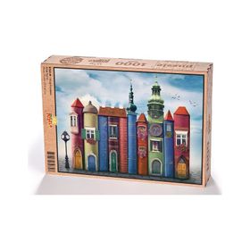 King Of Puzzle Kitap Kasabası 1000 Parça Puzzle