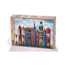 King Of Puzzle Kitap Kasabası 500 Parça Puzzle