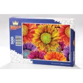 King Of Puzzle Krizantemler 500 Parça Puzzle