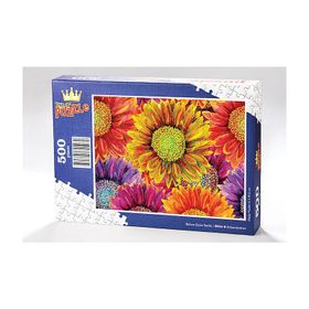 King Of Puzzle Krizantemler 500 Parça Puzzle