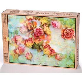 King Of Puzzle Kuru Güller 1000 Parça Puzzle