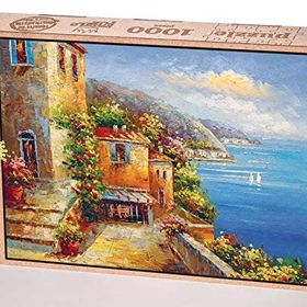 King Of Puzzle Liman Manzarası Yunanistan 1000 Parça Puzzle