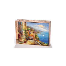 King Of Puzzle Liman Manzarası Yunanistan 1000 Parça Puzzle