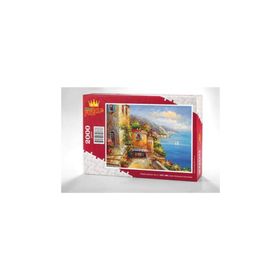 King Of Puzzle Liman Manzarası Yunanistan 2000 Parça Puzzle