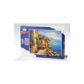 King Of Puzzle Liman Manzarası Yunanistan 500 Parça Puzzle