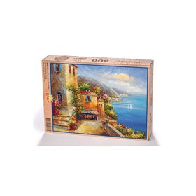 King Of Puzzle Liman Manzarası Yunanistan 500 Parça Puzzle