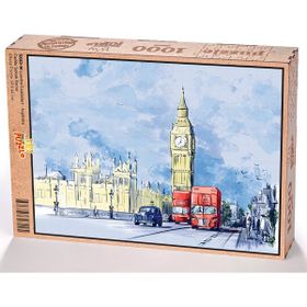 King Of Puzzle Londra Caddeleri - Ingiltere 1000 Parça Puzzle