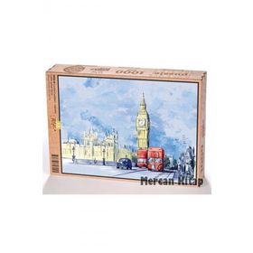 King Of Puzzle Londra Caddeleri - Ingiltere 1000 Parça Puzzle