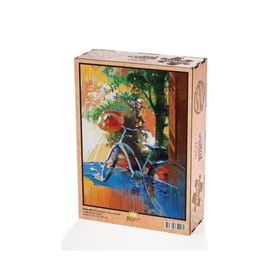 King Of Puzzle Mavi Bisiklet Fransa 2000 Parça Puzzle