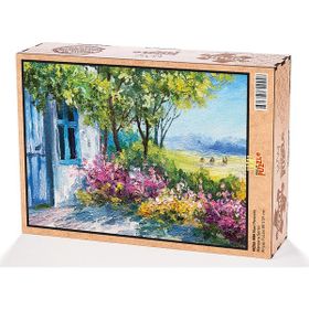 King Of Puzzle Mavi Pencere 2000 Parça Puzzle