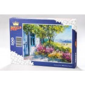 King Of Puzzle Mavi Pencere 500 Parça Puzzle