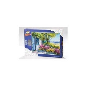 King Of Puzzle Mavi Pencere 500 Parça Puzzle