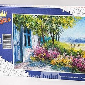 King Of Puzzle Mavi Pencere 500 Parça Puzzle