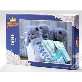 King Of Puzzle Minik Kediler 500 Parça Puzzle