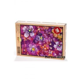 King Of Puzzle Mor Menekşeler 108 Parça Puzzle