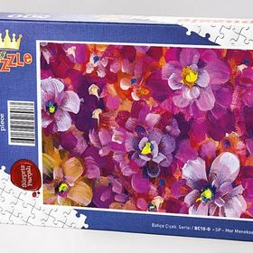 King Of Puzzle Mor Menekşeler 500 Parça Puzzle