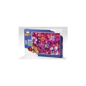 King Of Puzzle Mor Menekşeler 500 Parça Puzzle