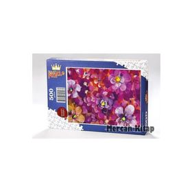 King Of Puzzle Mor Menekşeler 500 Parça Puzzle