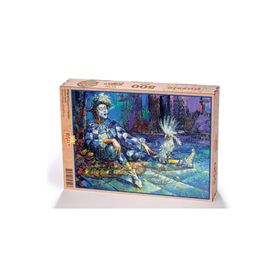 King Of Puzzle Palyaço ve Papağan 500 Parça Puzzle