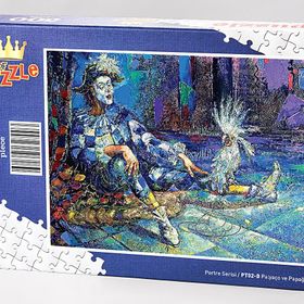 King Of Puzzle Palyaço ve Papağan 500 Parça Puzzle