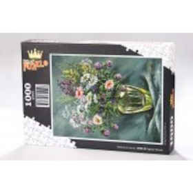 King Of Puzzle Papatya Vazosu 1000 Parça Puzzle