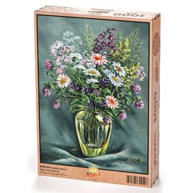 King Of Puzzle Papatya Vazosu 1000 Parça Puzzle