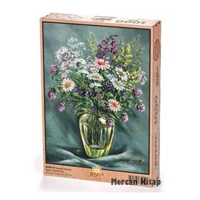 King Of Puzzle Papatya Vazosu 1000 Parça Puzzle