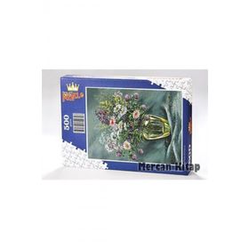 King Of Puzzle Papatya Vazosu 500 Parça Puzzle