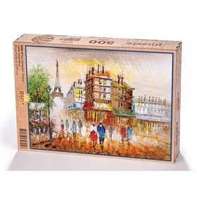 King Of Puzzle Paris Caddeleri Fransa 500 Parça Puzzle