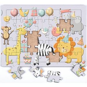King Of Puzzle Parti Hayvanları 35 Parça Puzzle