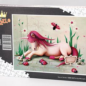 King Of Puzzle Pembe Mitolojik At 1000 Parça Puzzle