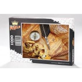 King Of Puzzle Pusula ve Harita 1000 Parça Puzzle