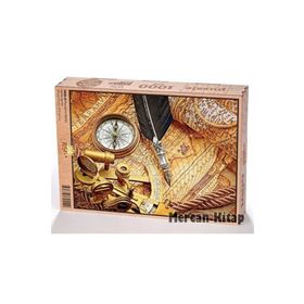 King Of Puzzle Pusula ve Harita 1000 Parça Puzzle